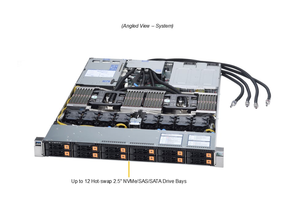 Сервер Hyper Supermicro SYS-122HA-TN-LCC 1U — фото 2