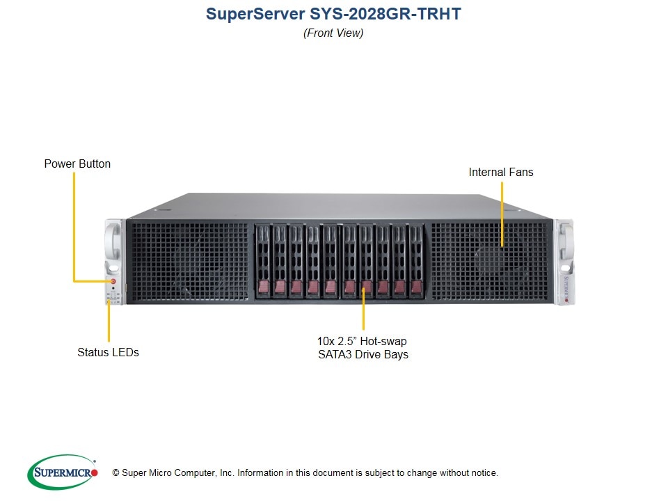 Сервер Supermicro SYS-2028GR-TRHT 2U — фото 4