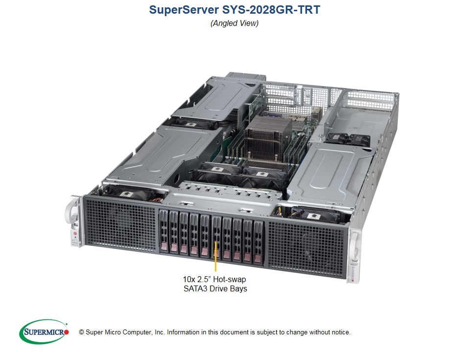 Сервер Supermicro SYS-2028GR-TRT 2U — фото 2
