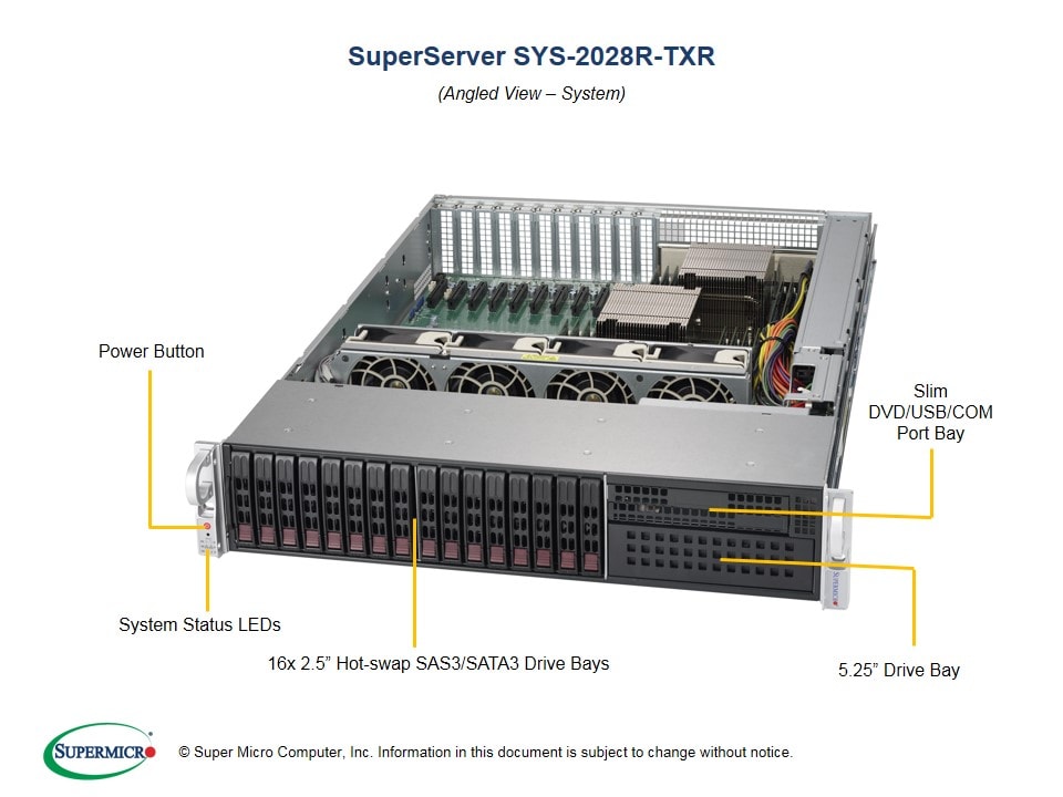 Сервер Supermicro SYS-2028R-TXR 2U — фото 2