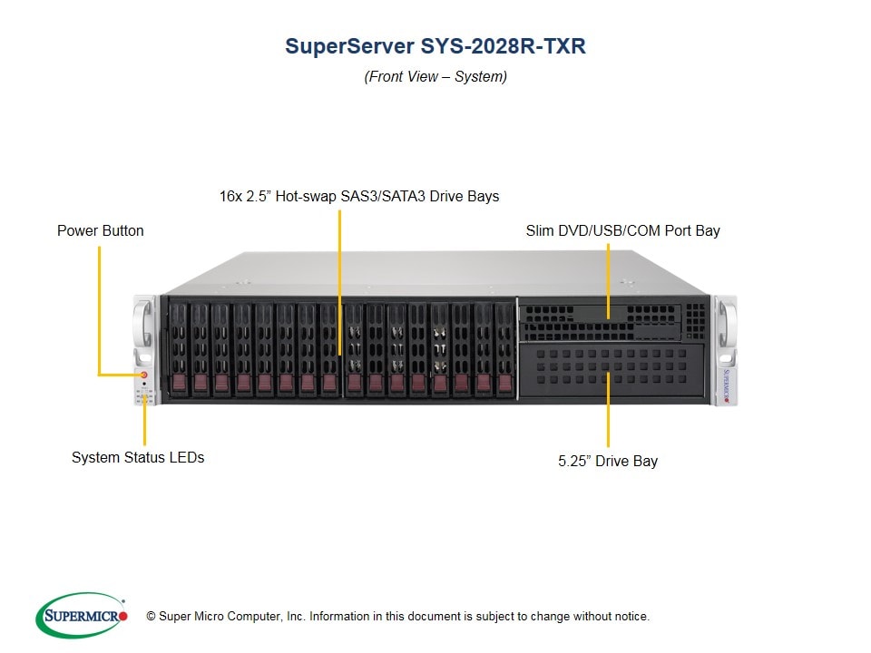 Сервер Supermicro SYS-2028R-TXR 2U — фото 4