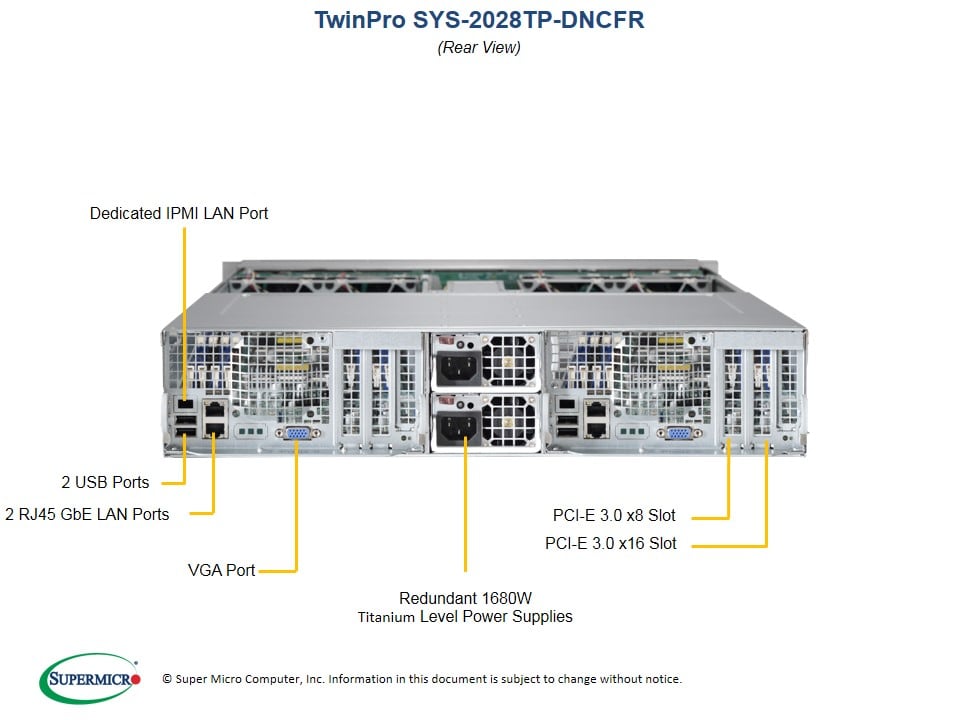 Сервер Supermicro SYS-2028TP-DNCFR 2U — фото 5
