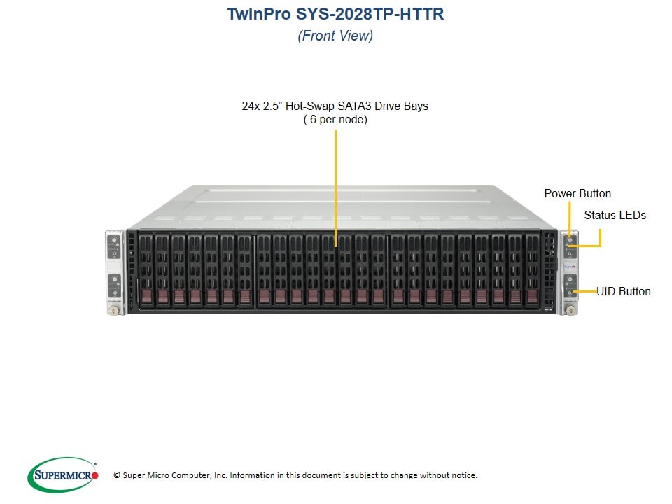 Сервер Supermicro SYS-2028TP-HTTR 2U — фото 4