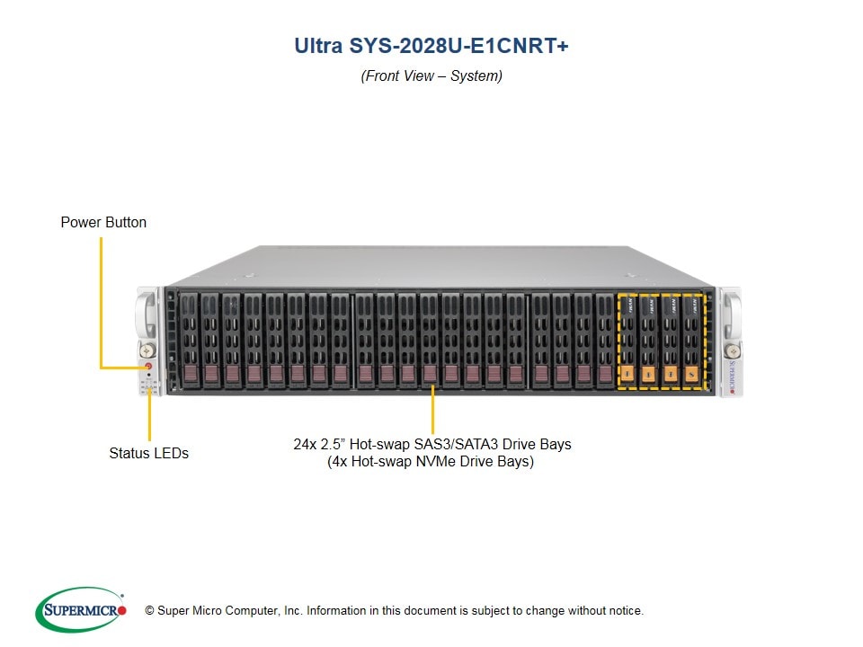 Сервер Supermicro SYS-2028U-E1CNRT_ 2U — фото 4