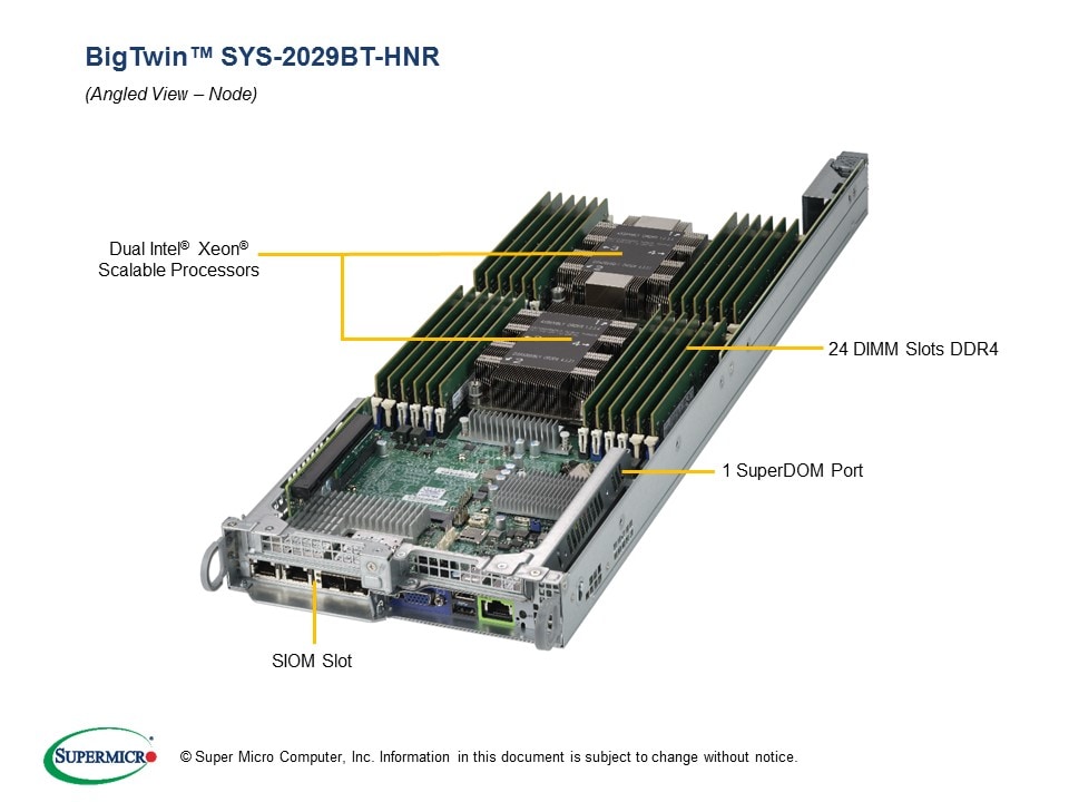 Сервер Supermicro SYS-2029BT-HNR 2U — фото 3
