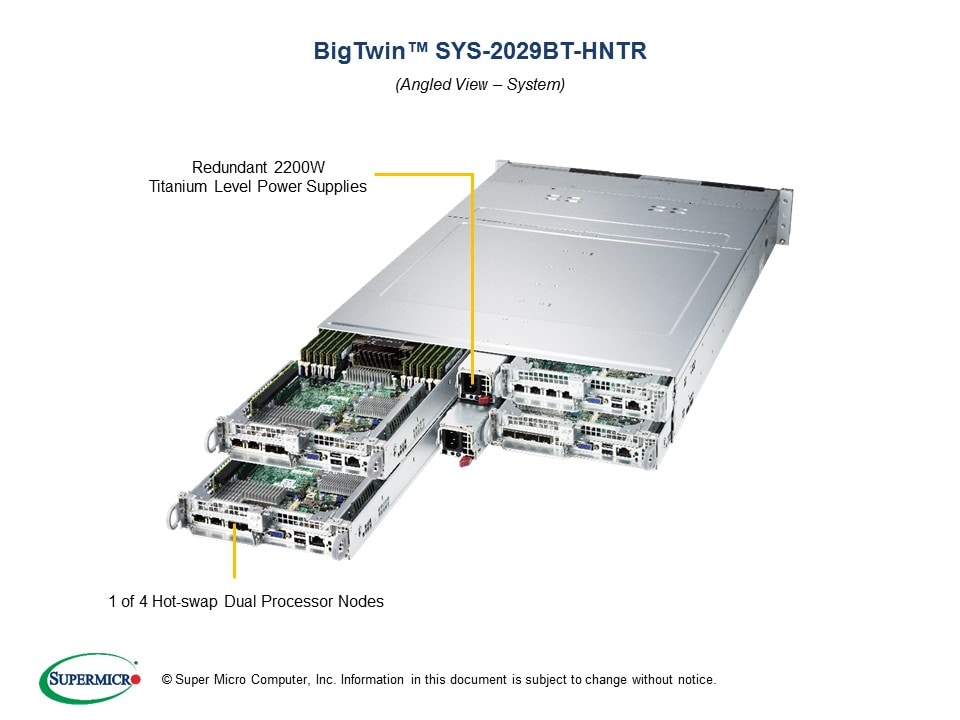 Сервер Supermicro SYS-2029BT-HNTR 2U — фото 2