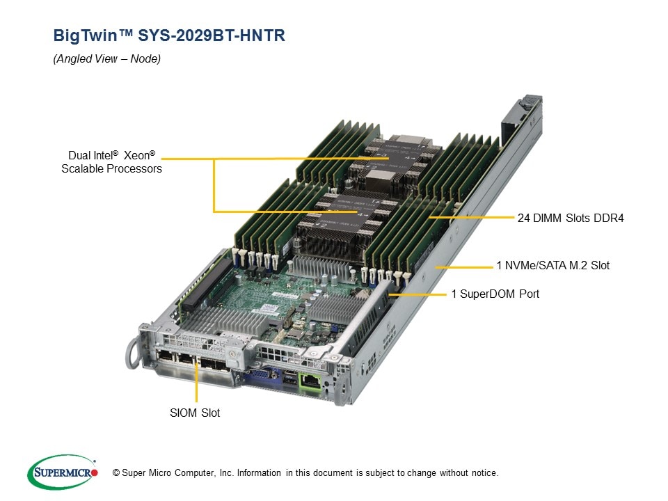 Сервер Supermicro SYS-2029BT-HNTR 2U — фото 3