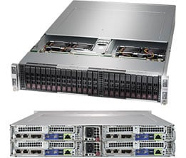 Сервер Supermicro SYS-2029BT-HTR X11DPT-B,CSV-217BHQ+-R2K22BP,BPN-ADP-6SATA3-1UB — фото 2