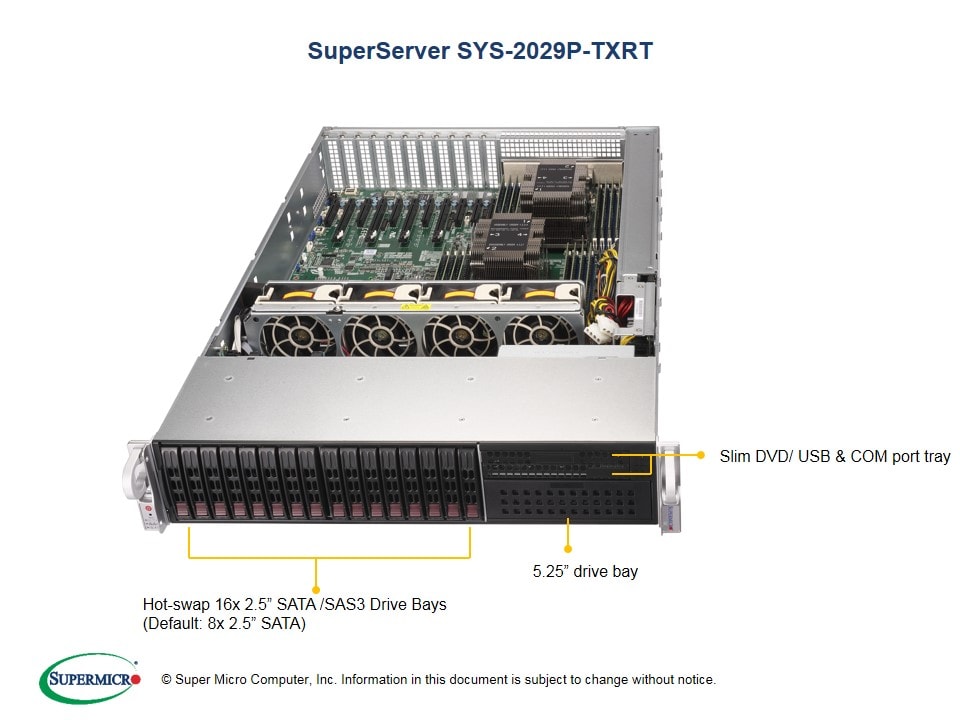 Сервер Supermicro SYS-2029P-TXRT 2U — фото 2