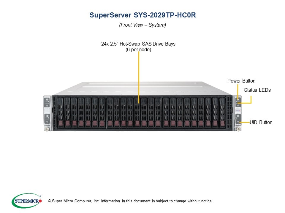 Сервер Supermicro SYS-2029TP-HC0R 2U — фото 4