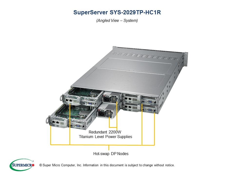 Сервер Supermicro SYS-2029TP-HC1R 2U — фото 2