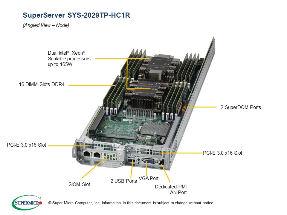Сервер Supermicro SYS-2029TP-HC1R 2U — фото 3