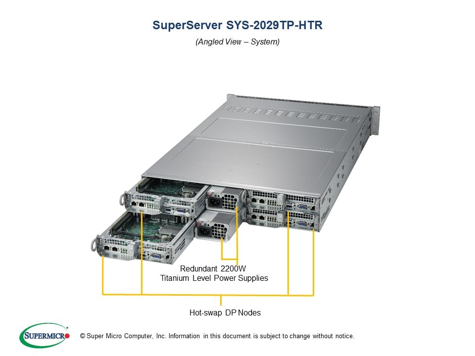Сервер Supermicro SYS-2029TP-HTR 2U — фото 2