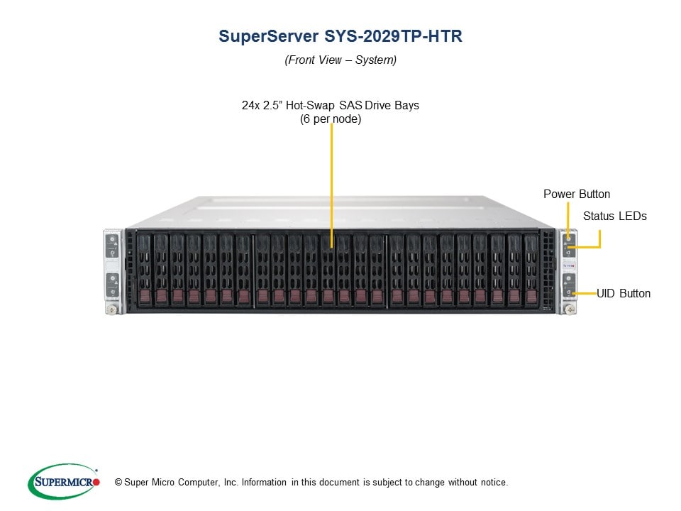 Сервер Supermicro SYS-2029TP-HTR 2U — фото 4