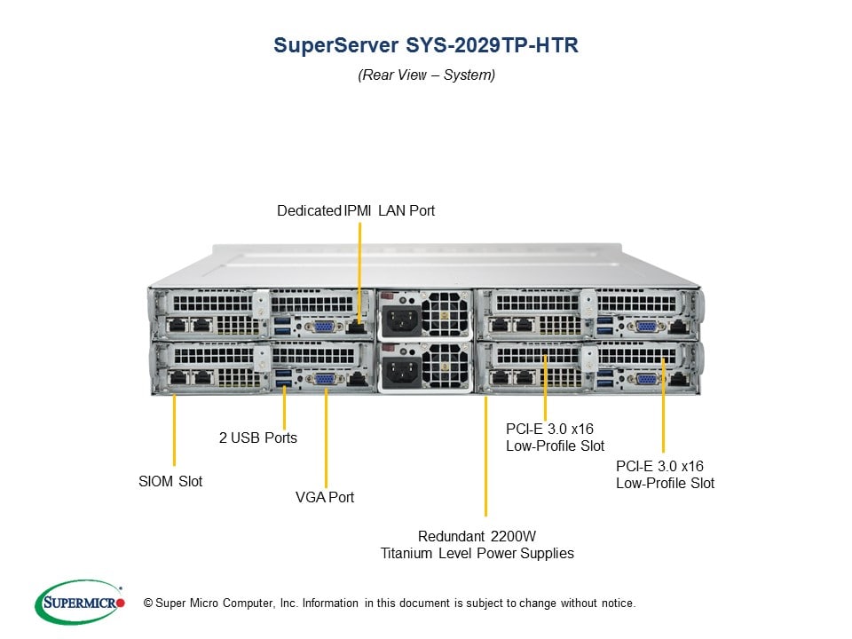 Сервер Supermicro SYS-2029TP-HTR 2U — фото 5