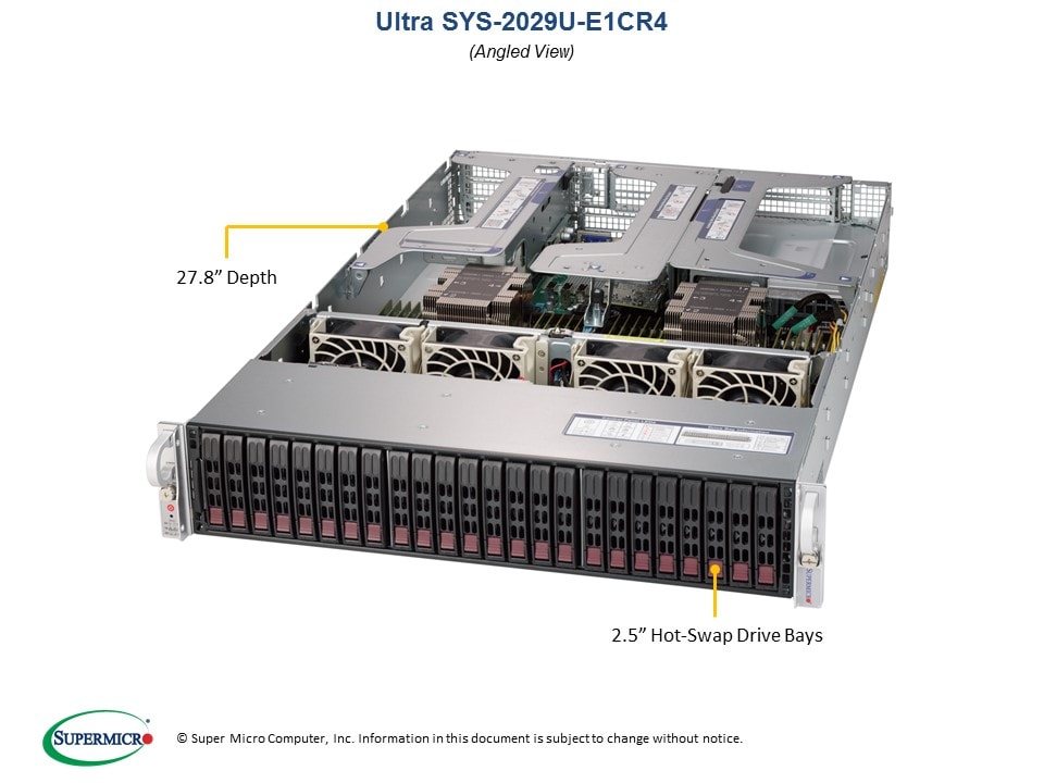 Сервер Supermicro SYS-2029U-E1CR4 2U — фото 2