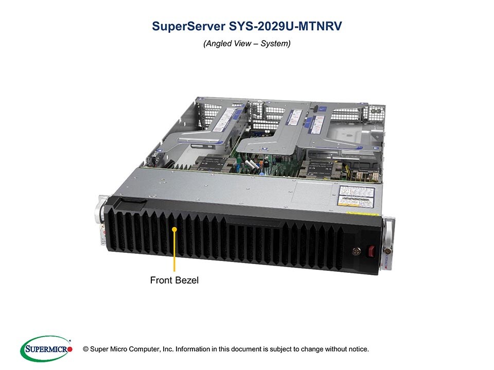 SSD-накопитель SSD SuperMicro SYS-2029U-MTNRV Ultra 2U, 6x2.5" NVMe, X11DPU-V, 219ULTS-R1K62P — фото 4