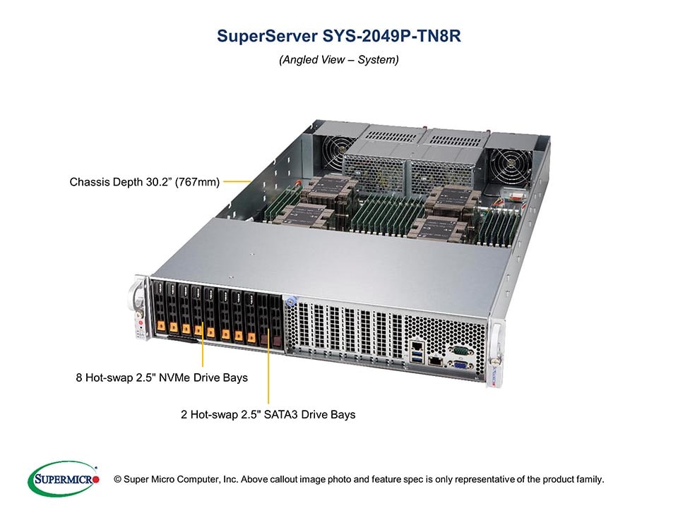 Сервер Supermicro SYS-2049P-TN8R 2U — фото 2