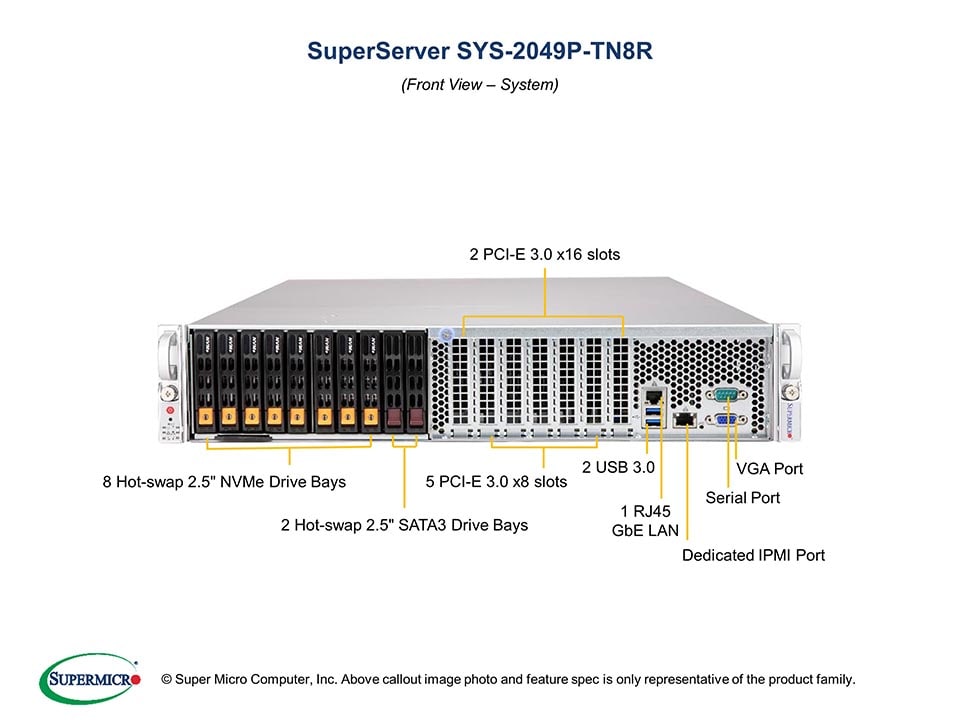 Сервер Supermicro SYS-2049P-TN8R 2U — фото 4