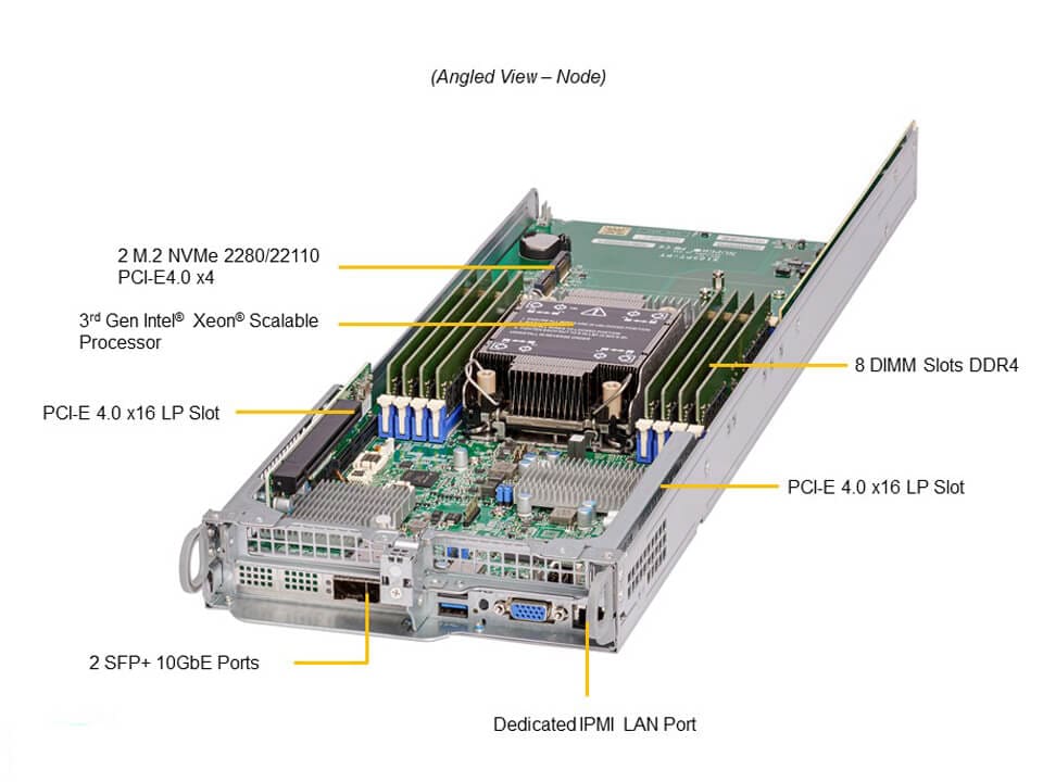 Промышленный edge-сервер Supermicro SYS-210TP-HPTRD 2U — фото 3