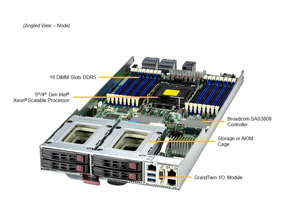 Сервер GrandTwin Supermicro SYS-211GT-HNC8F 2U — фото 3