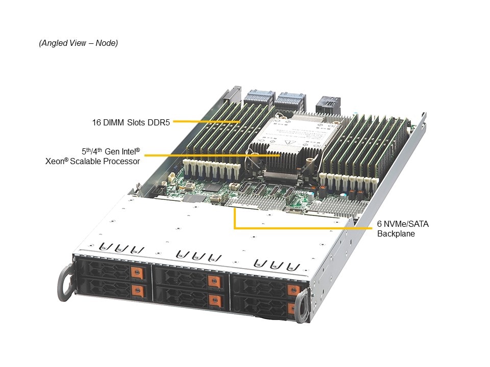 Сервер GrandTwin Supermicro SYS-211GT-HNTR 2U — фото 3