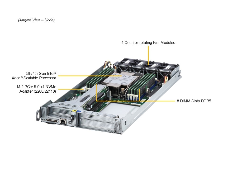 Промышленный edge-сервер Supermicro SYS-211SE-31AS 2U — фото 3