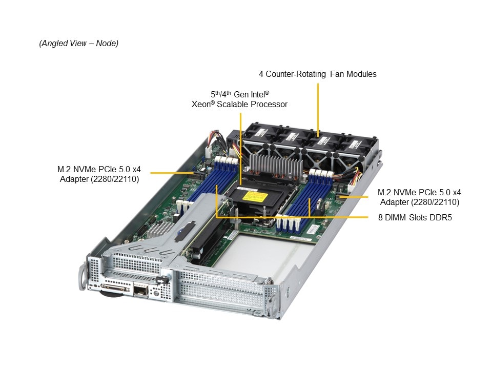 Промышленный edge-сервер Supermicro SYS-211SE-31AS 2U — фото 4
