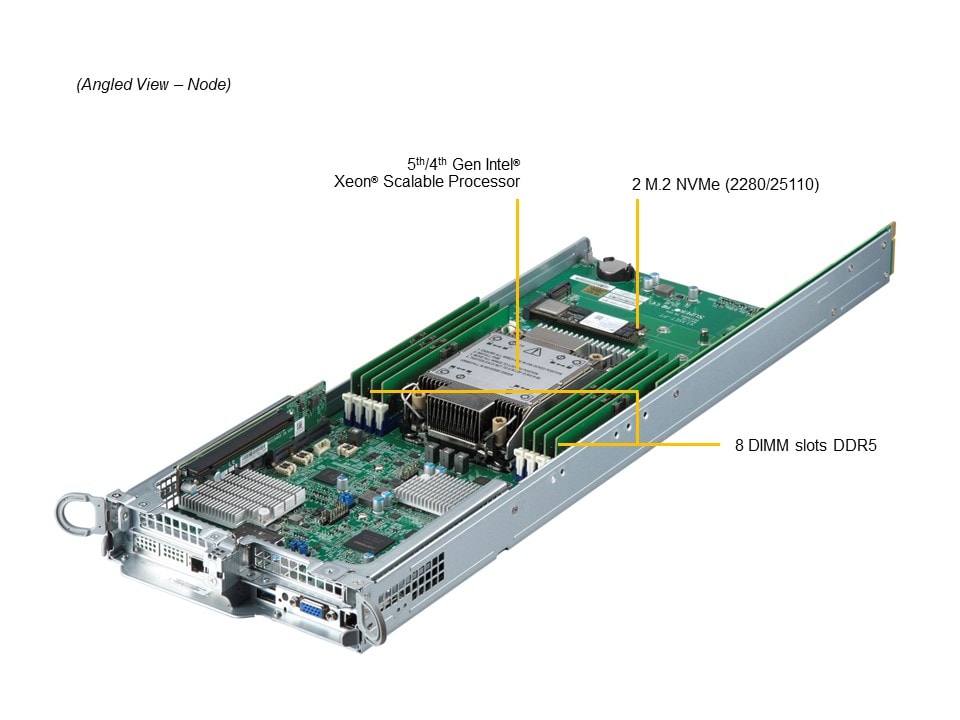 Промышленный edge-сервер Supermicro SYS-211TP-HPTRD 2U — фото 3