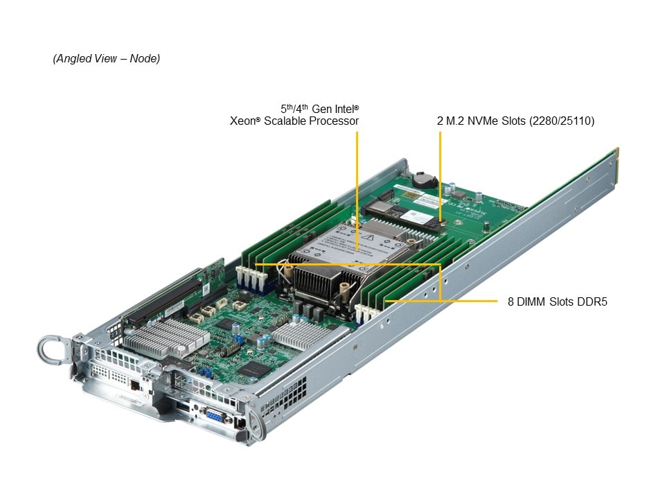 Промышленный edge-сервер Supermicro SYS-211TP-HPTR 2U — фото 3