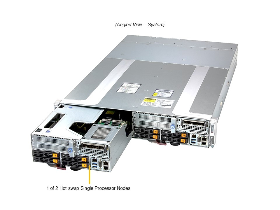 Сервер GrandTwin Supermicro SYS-212GT-DNAF 2U — фото 2