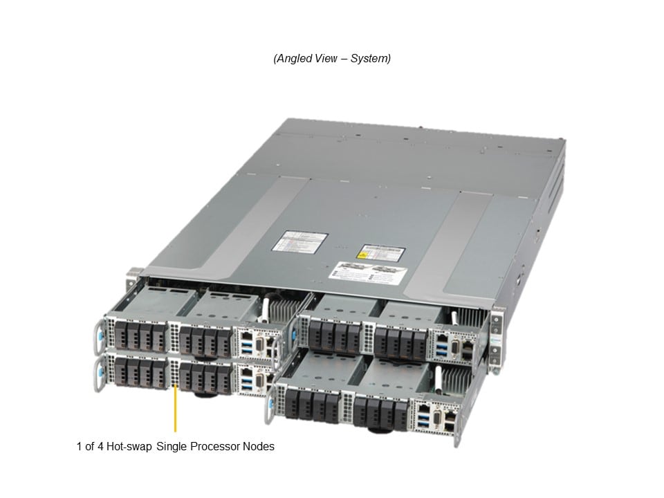 Сервер GrandTwin Supermicro SYS-212GT-HNF 2U — фото 2