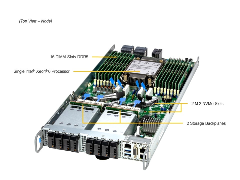 Сервер GrandTwin Supermicro SYS-212GT-HNF 2U — фото 3