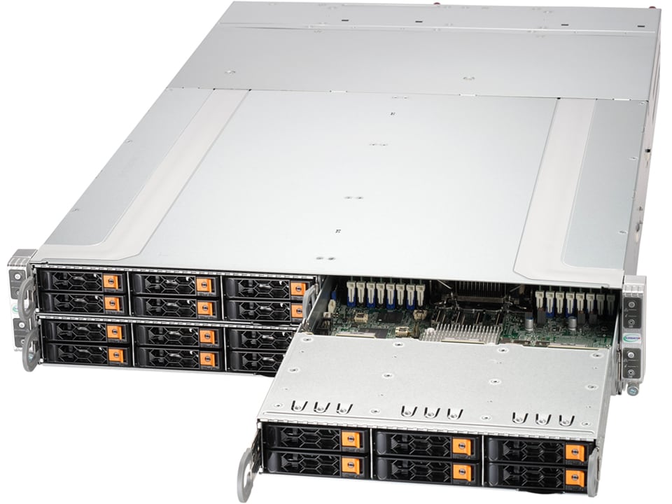 Сервер GrandTwin Supermicro SYS-212GT-HNR 2U — фото 1