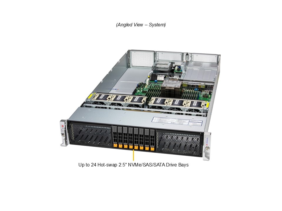 Сервер Supermicro 2U Hyper SuperServer (SYS-212H-TN) — фото 3
