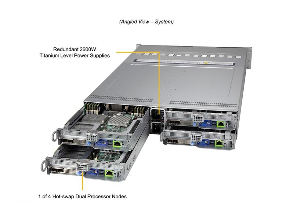 Сервер BigTwin Supermicro SYS-220BT-HNC9R 2U — фото 2
