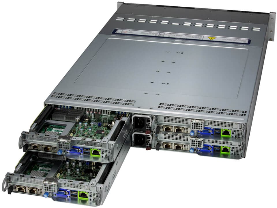 Сервер BigTwin Supermicro SYS-221BT-HNR 2U — фото 1