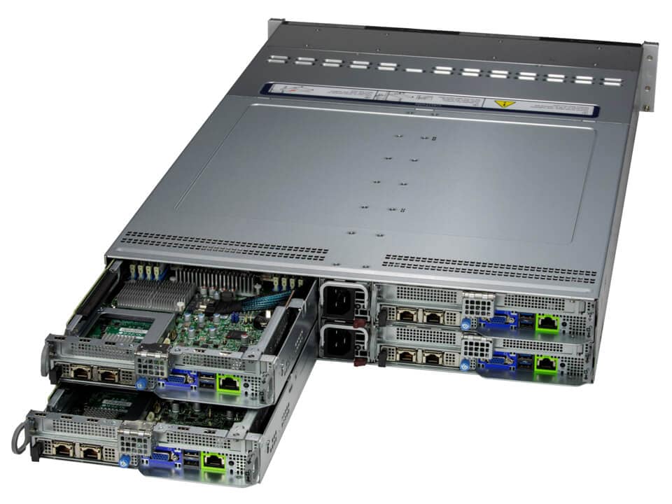Сервер BigTwin Supermicro SYS-221BT-HNTR 2U — фото 1