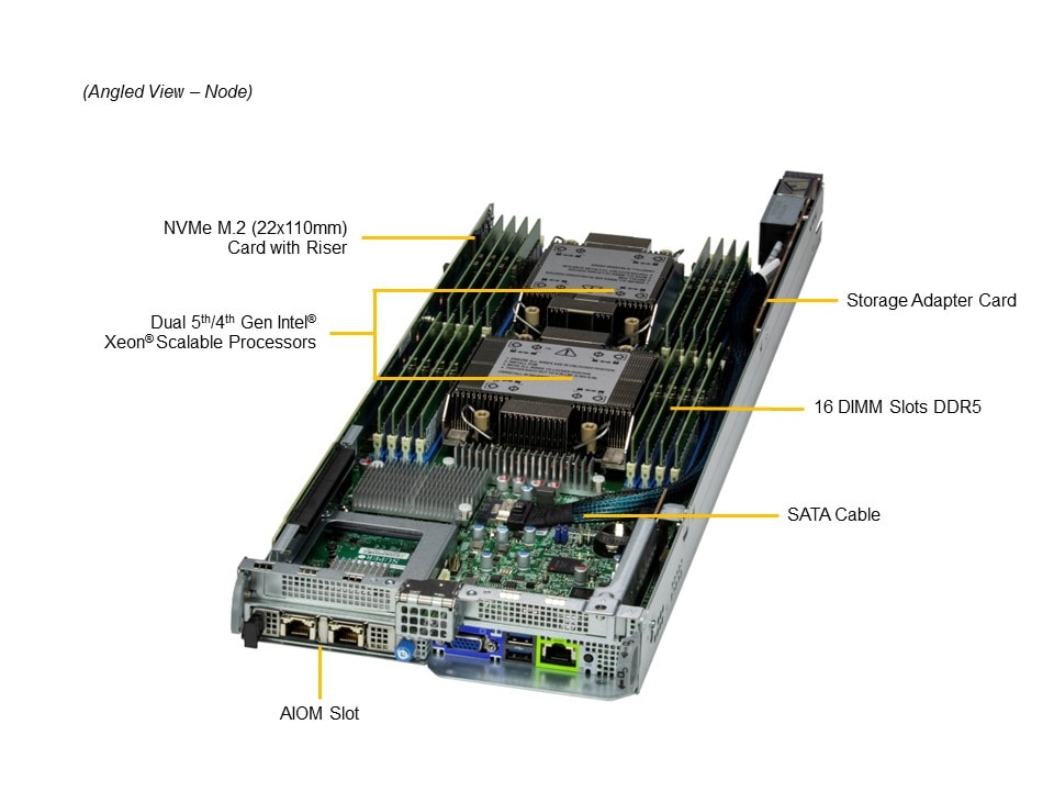 Сервер BigTwin Supermicro SYS-221BT-HNTR 2U — фото 3