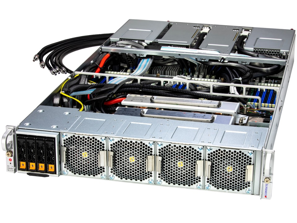 GPU-сервер GPU-сервер Supermicro SYS-221GE-TNHT-LCC 2U — фото 1