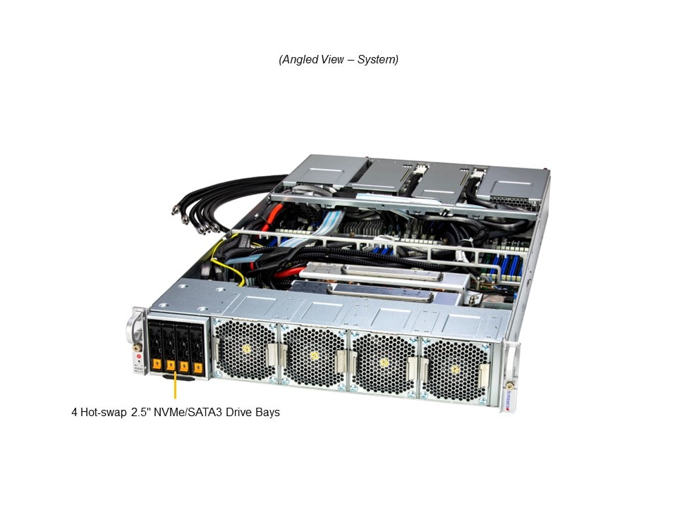 GPU-сервер GPU-сервер Supermicro SYS-221GE-TNHT-LCC 2U — фото 2