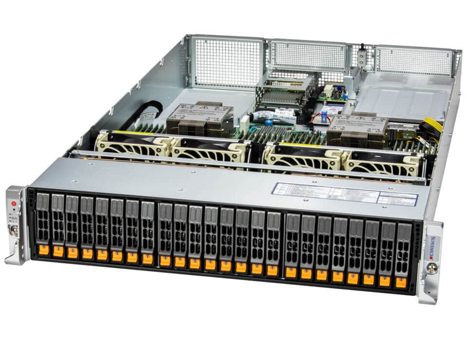 Сервер Supermicro 2U Hyper SuperServer (SYS-221H-TN24R) — фото 2