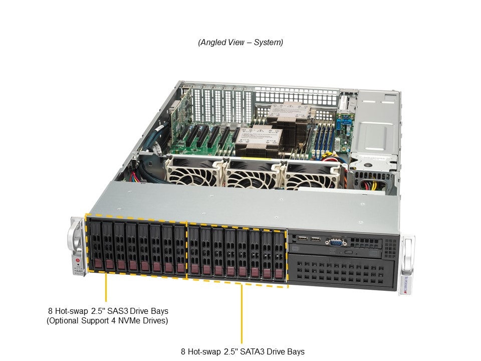 Сервер Mainstream Supermicro SYS-221P-C9R 2U — фото 2