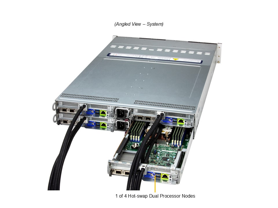 Сервер BigTwin Supermicro SYS-222BT-HNR-LCC 2U — фото 2