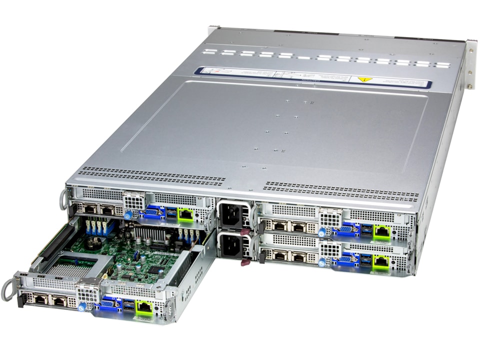 Сервер Supermicro 2U BigTwin SuperServer (SYS-222BT-HNR) — фото 2