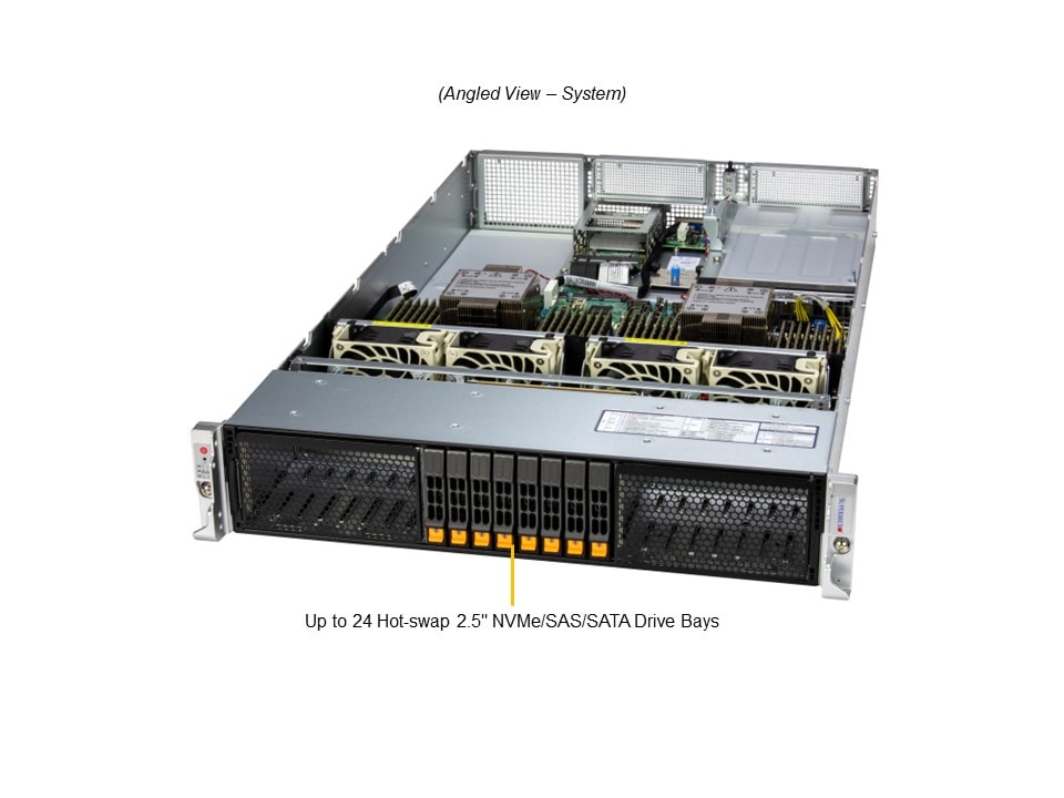 Сервер Supermicro 2U Hyper SuperServer (SYS-222H-TN) — фото 3