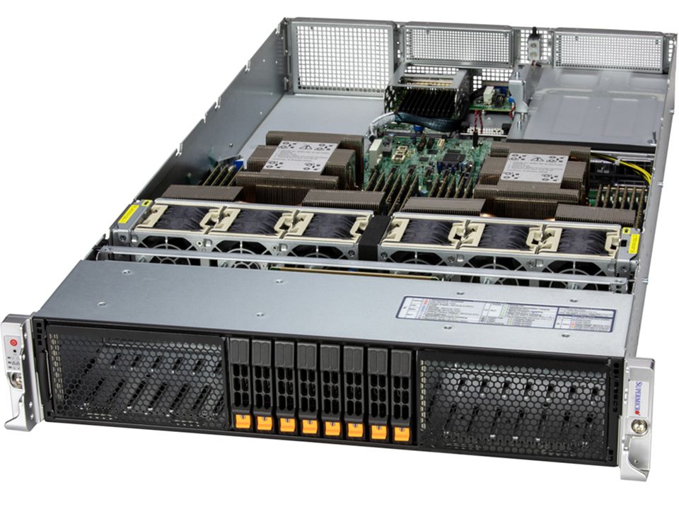 Сервер Supermicro 2U Hyper SYS-222HA-TN, 2x Xeon 6900, 24 DDR5, до 24 отсеков — фото 1