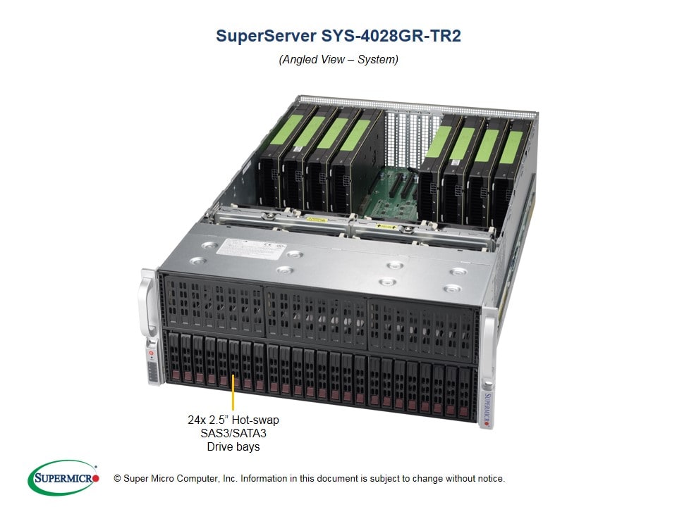 Сервер Supermicro SYS-4028GR-TR2 4U — фото 2