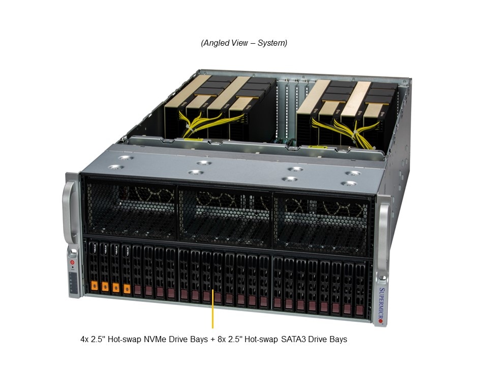 GPU-сервер GPU-сервер Supermicro SYS-421GE-TNRT3 4U — фото 2
