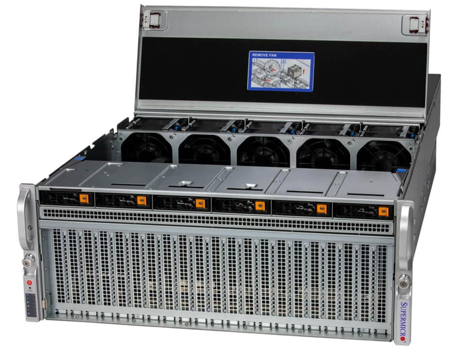 GPU-сервер GPU-сервер Supermicro SYS-421GU-TNXR 4U — фото 1